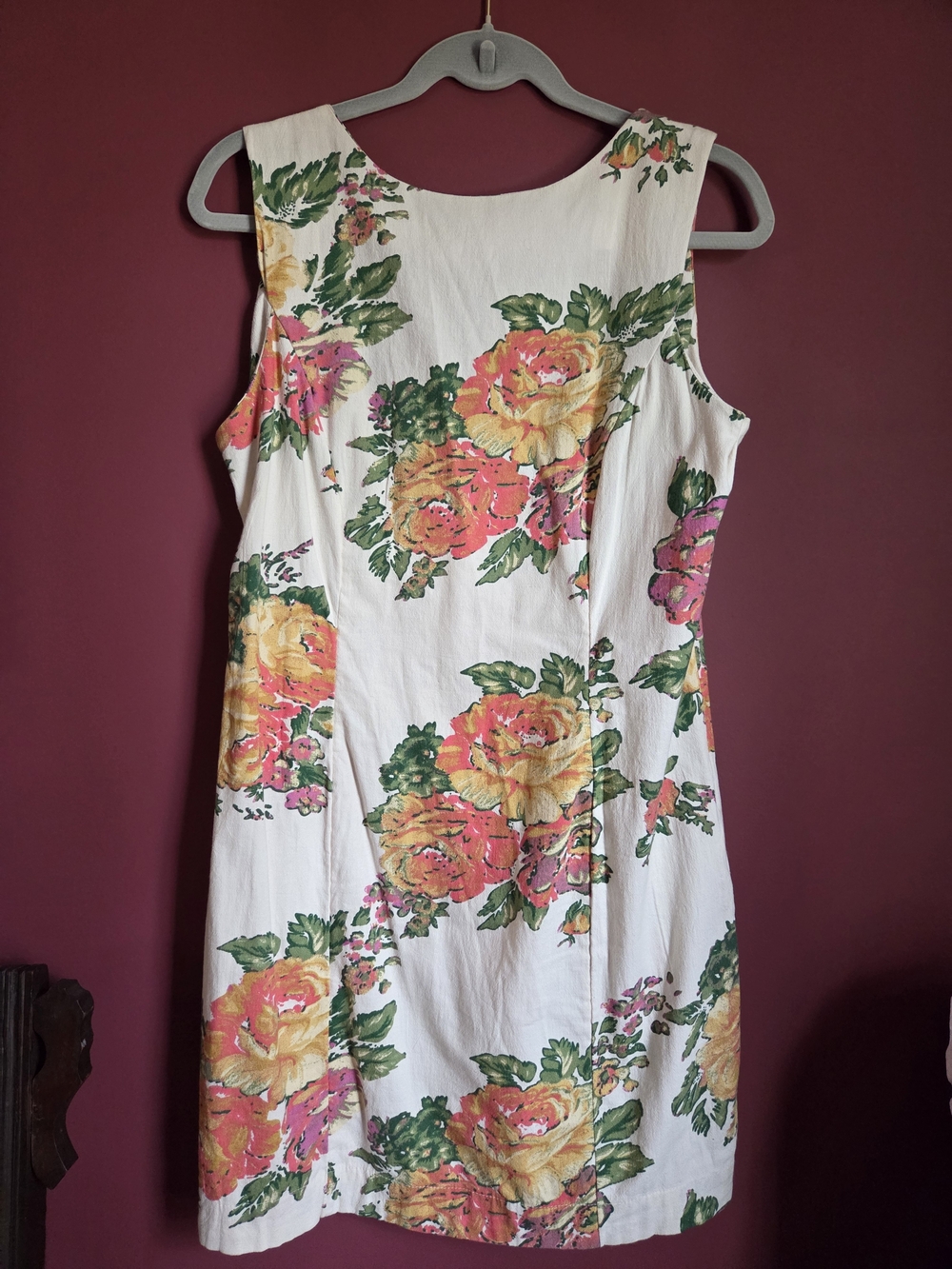 Free People Mayberry Floral Sleeveless Dress Cotton & Linen